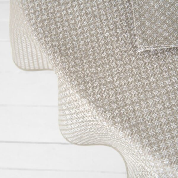 TONY Pöytäliina pyöreä/ovaali beige - Image 4