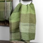 BINGO Kylpypyyhe vihreäruudullinen