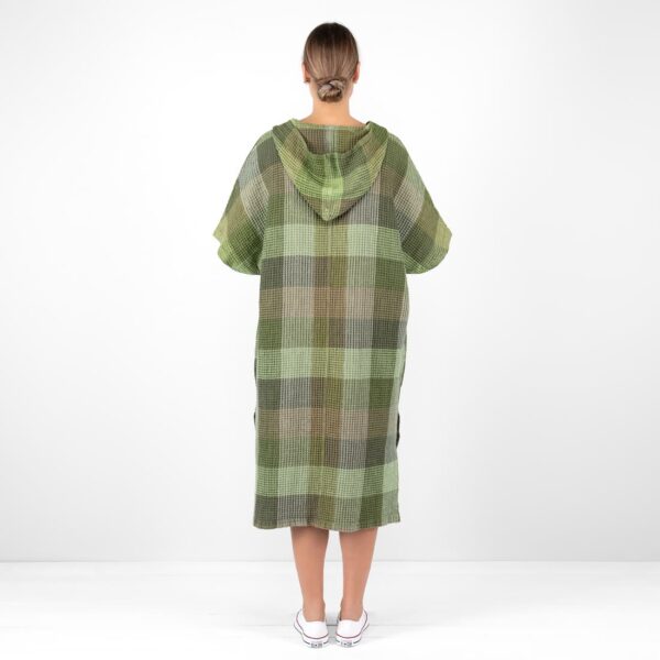 BINGO Poncho vihreä ruudullinen - Image 6