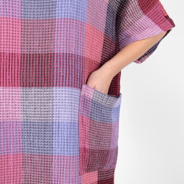 BINGO Poncho liila ruudullinen - Image 5