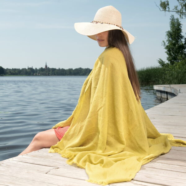 VENICE Rantapyyhe keltainen - Image 5