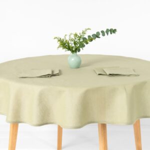 LUNA Pöytäliina pyöreä/ovaali vaaleanvihreä