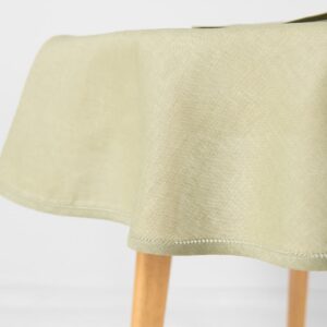 LUNA Pöytäliina pyöreä/ovaali vaaleanvihreä