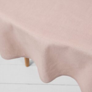 LUNA Pöytäliina pyöreä/ovaali vaaleanpunainen