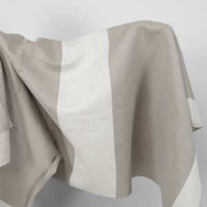 linen cotton fabric wide stripes