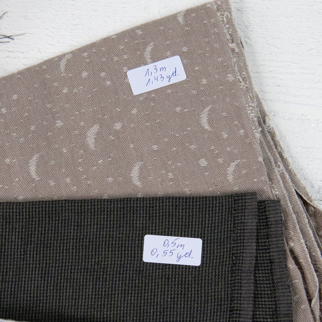 Pellava-puuvillakangaspalat, setti nro 738 3 Pellava-puuvillakangaspalat, setti nro 738 - Image 3