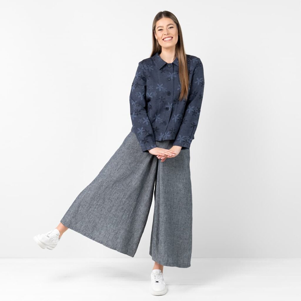 MYKA Culottes-housut siniset 2 MYKA Culottes-housut siniset - Image 2