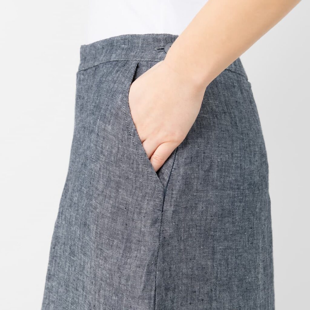 MYKA Culottes-housut siniset 3 MYKA Culottes-housut siniset - Image 3