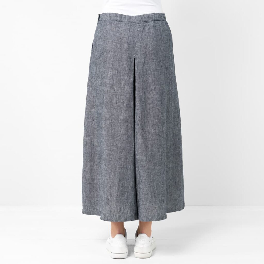 MYKA Culottes-housut siniset 4 MYKA Culottes-housut siniset - Image 4
