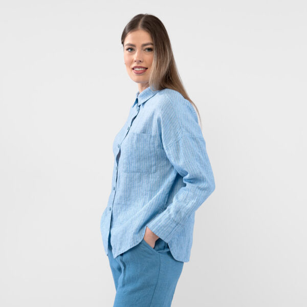 ODILE WEST Paita raidallinen sininen - Image 3