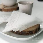 NORA Lautasliina pieni valkoinen