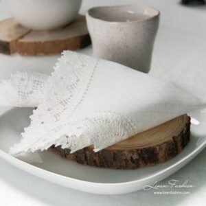 NORA Lautasliina pieni valkoinen