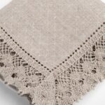 NORA Lautasliina pieni luonnonvärinen pellava