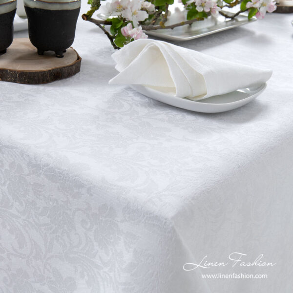 FLORA Pöytäliina valkoinen - Image 5