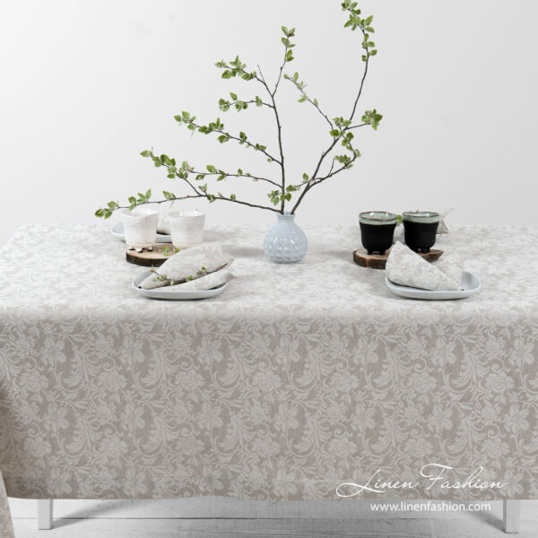 FLORA Pöytäliina beige - Image 2
