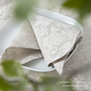 FLORA Lautasliina beige