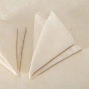 FLORA Lautasliina kermanvärinen