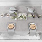 TANGO Pöytäliina vaaleanharmaa