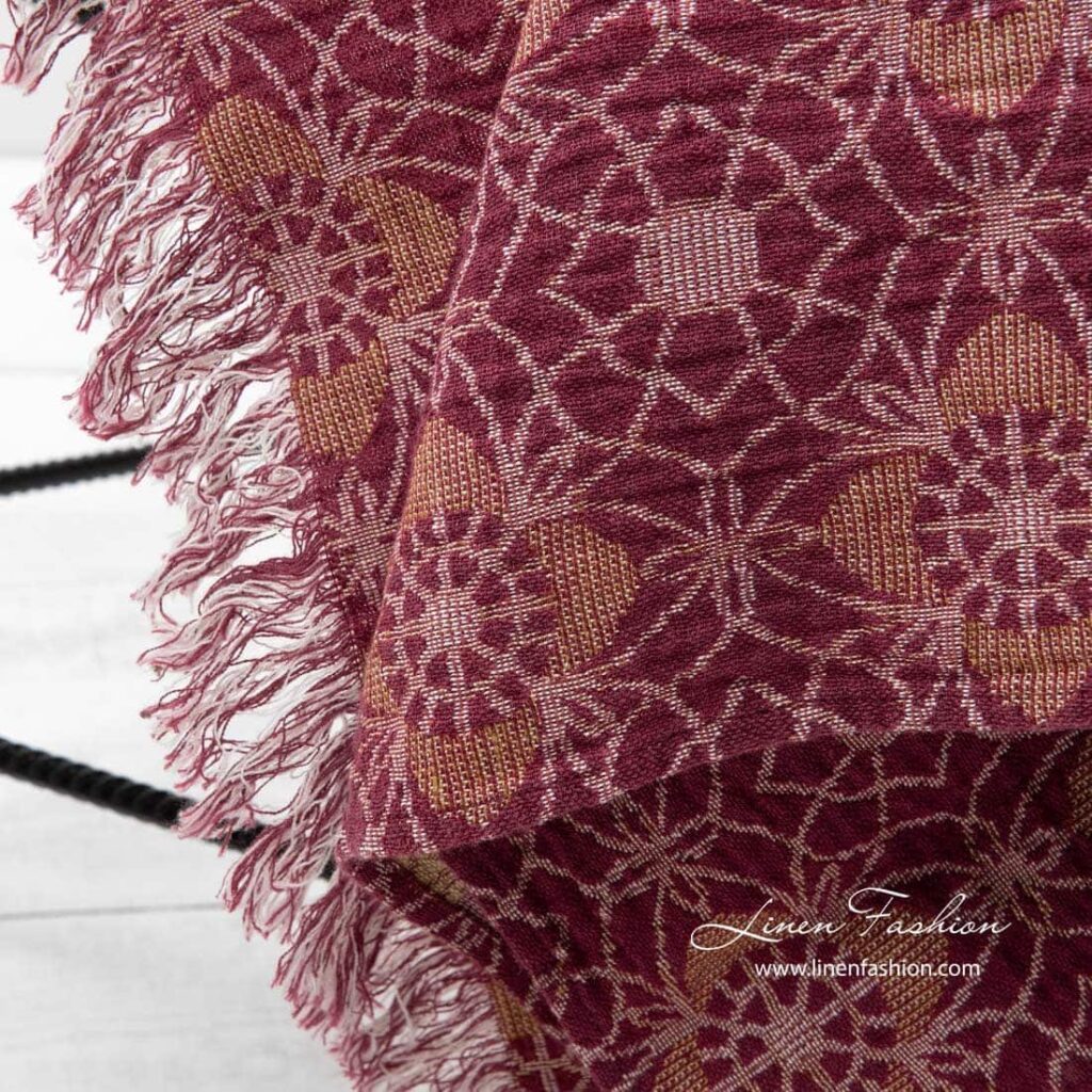 FLORE Torkkupeitto punainen 3 FLORE Torkkupeitto punainen - Image 3