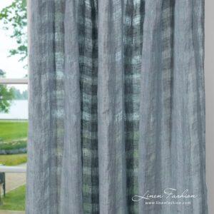 KORI Verho siniharmaa