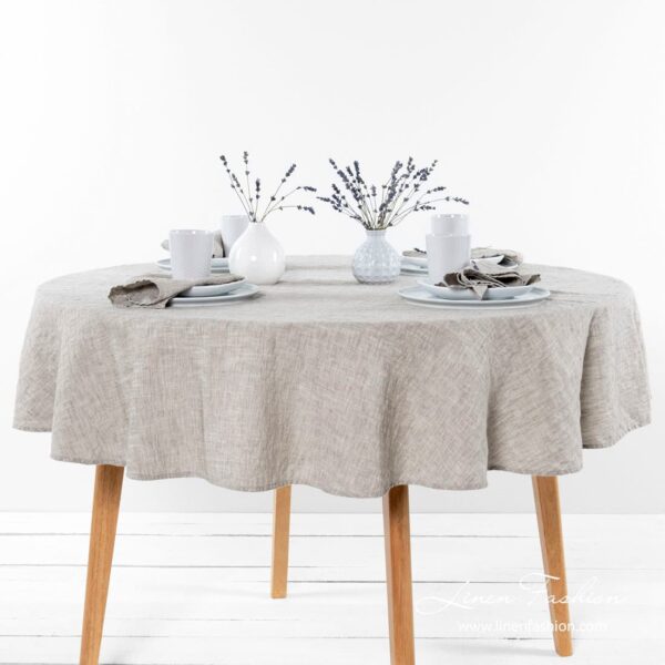 ASTRA Pöytäliina pyöreä beige