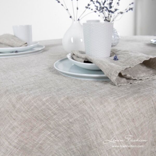 ASTRA Pöytäliina pyöreä beige - Image 3