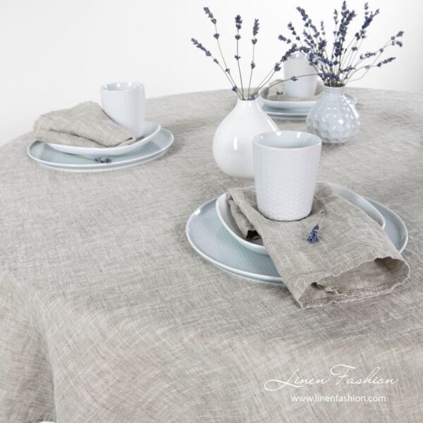 ASTRA Pöytäliina pyöreä beige - Image 4
