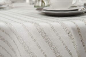 ORNA Pöytäliina pyöreä/ovaali valkoinen