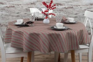 ORNA Pöytäliina pyöreä/ovaali punainen