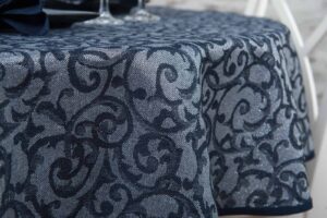 ATLANTA Pöytäliina pyöreä/ovaali sininen