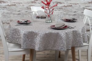 ATLANTA Pöytäliina pyöreä/ovaali beige