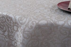 ATLANTA Pöytäliina pyöreä/ovaali beige