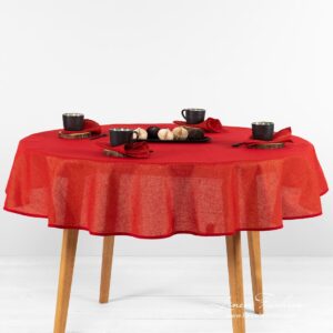 DONNA Pöytäliina pyöreä/ovaali punainen