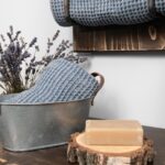 BINGO Kylpypyyhe harmaansininen