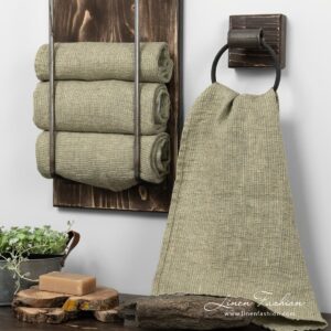 PURO Kylpypyyhe kellertävänvihreä