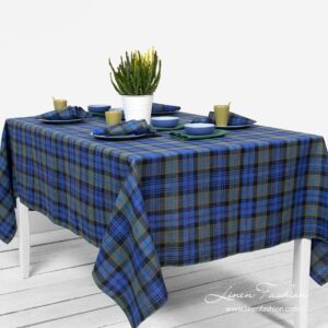 KARO Pöytäliina sininen