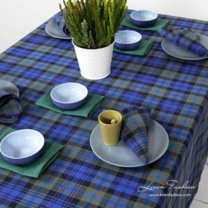 KARO Pöytäliina sininen