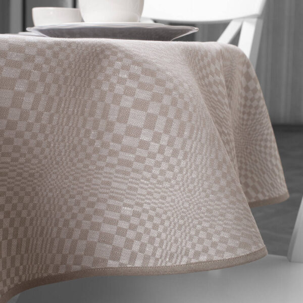 COSMOS Pöytäliina pyöreä/ovaali beige - Image 3