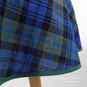 KARO Pöytäliina pyöreä/ovaali sinivihreä