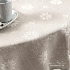 MYSTI Pöytäliina pyöreä/ovaali beige