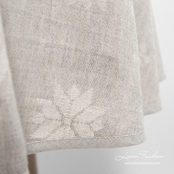 MYSTI Pöytäliina pyöreä/ovaali beige - Image 4