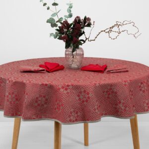 WILLOW Pöytäliina pyöreä/ovaali punainen