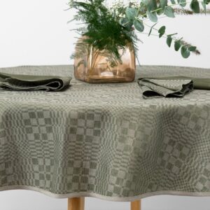 WILLOW Pöytäliina pyöreä/ovaali vihreä