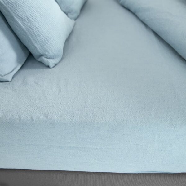 royal light blue sheets, plain