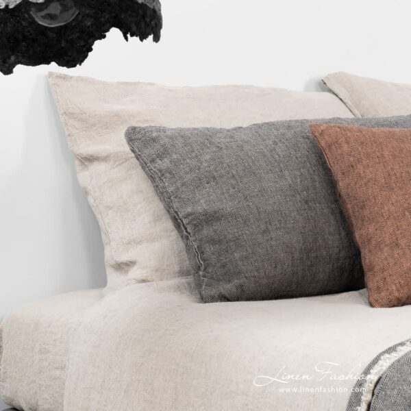 LEILA Koristetyynynpäällinen harmaa - Image 2