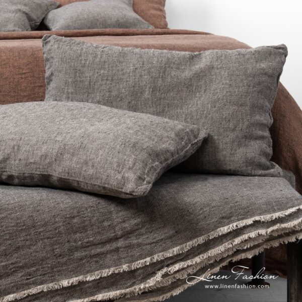 LEILA Koristetyynynpäällinen harmaa - Image 3