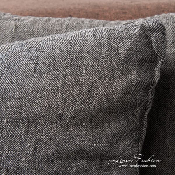 LEILA Koristetyynynpäällinen harmaa - Image 4