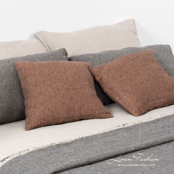 LEILA Koristetyynynpäällinen ruskea