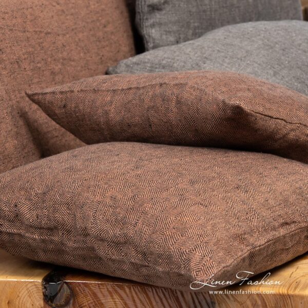 LEILA Koristetyynynpäällinen ruskea - Image 3