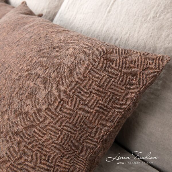 LEILA Koristetyynynpäällinen ruskea - Image 4